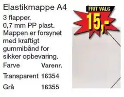 Harald Nyborg Elastikmappe A4 tilbud