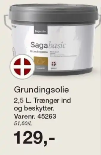 Harald Nyborg Saga basic Grundingsolie tilbud