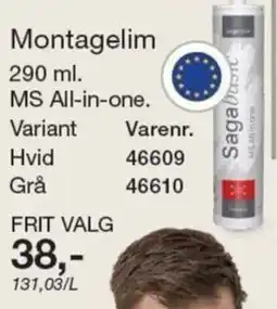 Harald Nyborg Sagabasic Montagelim tilbud
