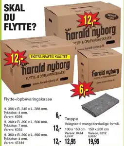 Harald Nyborg Harald Nyborg flytte- & opbevaringskasse tilbud