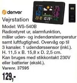 Harald Nyborg Denver Vejrstation tilbud