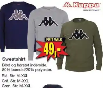 Harald Nyborg Kappa Sweatshirt tilbud