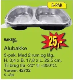 Harald Nyborg Baker grill Alubakke tilbud