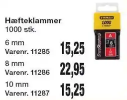 Harald Nyborg Stanley Hæfteklammer tilbud