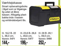 Harald Nyborg Stanley værktøjskasse tilbud