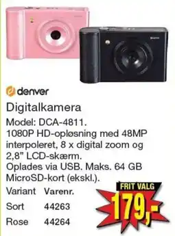 Harald Nyborg Denver Digitalkamera DCA-4811 tilbud