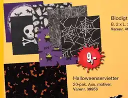 Harald Nyborg Halloweenservietter tilbud