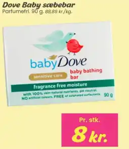 Hi five babyDove baby bathing bar tilbud