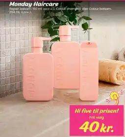 Hi five Monday Haircare tilbud