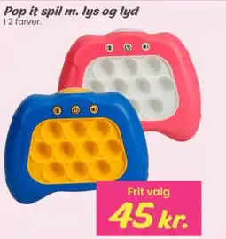 Hi five Pop it spil m. lys og lyd tilbud