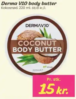 Hi five Derma V10 coconut body butter tilbud