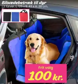 Hi five Bilsædebetræk til dyr tilbud