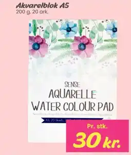 Hi five Sense aquarelle water colour pad tilbud
