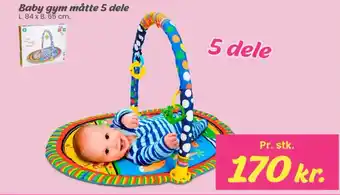 Baby gym måtte 5 dele