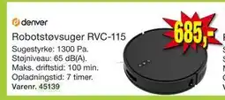 Harald Nyborg Robotstøvsuger RVC-115 tilbud