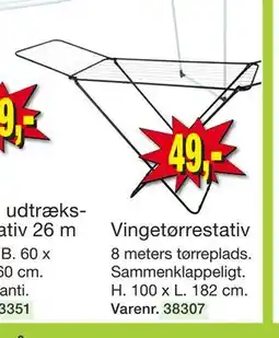 Harald Nyborg Vingetørrestativ tilbud