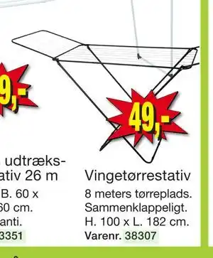 Harald Nyborg Vingetørrestativ tilbud
