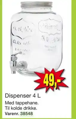 Harald Nyborg Dispenser 4 L tilbud