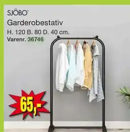 Harald Nyborg SJÖBO Garderobestativ tilbud