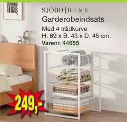 Harald Nyborg SJÖBO | HOME Garderobeindsats tilbud