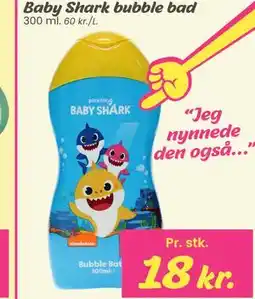 Hi five Baby Shark bubble bad tilbud