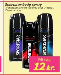 Hi five Sportstar body spray tilbud