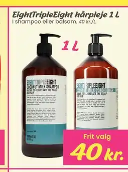 Hi five EightTripleEight hårpleje 1 L tilbud