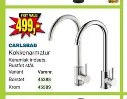Harald Nyborg CARLSBAD Køkkenarmatur tilbud