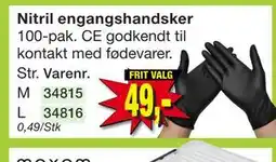 Harald Nyborg Nitril engangshandsker tilbud