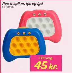 Hi five Pop it spil m. lys og lyd tilbud