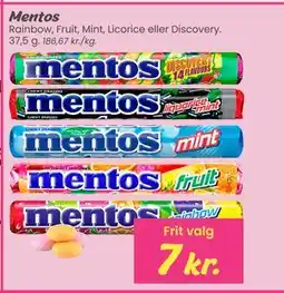 Hi five Mentos tilbud