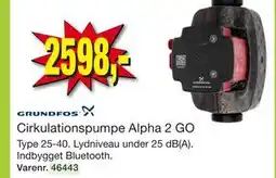 Harald Nyborg Cirkulationspumpe Alpha 2 GO tilbud