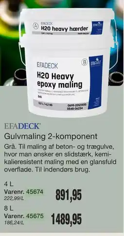 Harald Nyborg Gulvmaling 2-komponent tilbud