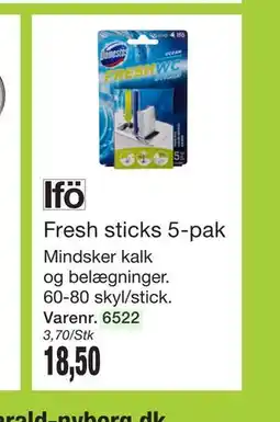 Harald Nyborg Ifö Fresh sticks 5-pak tilbud