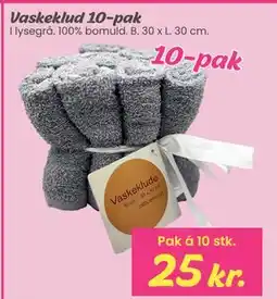 Hi five Vaskeklud 10-pak tilbud