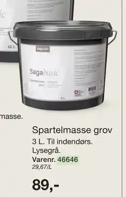 Harald Nyborg Spartelmasse grov tilbud
