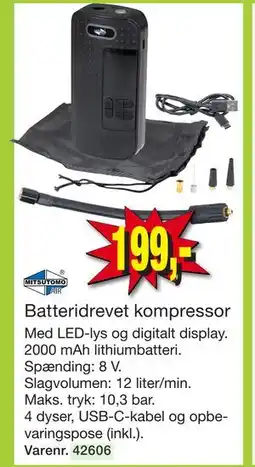 Harald Nyborg Batteridrevet kompressor tilbud