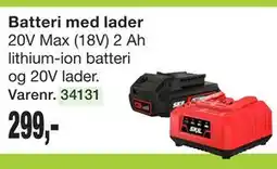 Harald Nyborg Batteri med lader tilbud