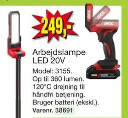 Harald Nyborg Arbejdslampe LED 20V tilbud