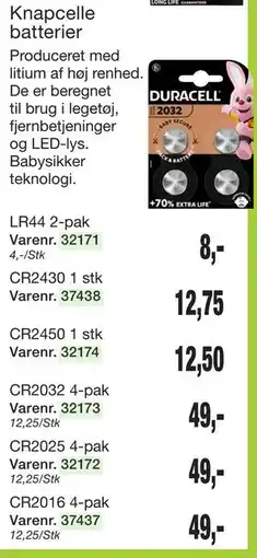 Harald Nyborg Knapcelle batterier tilbud