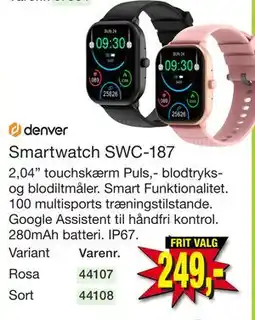 Harald Nyborg Smartwatch SWC-187 tilbud