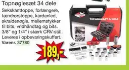 Harald Nyborg Topnøglesæt 34 dele tilbud