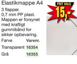 Harald Nyborg Elastikmappe A4 tilbud