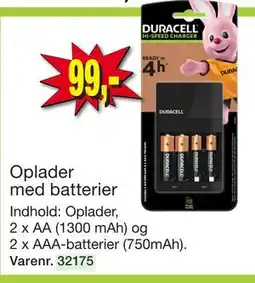 Harald Nyborg Oplader med batterier tilbud