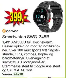 Harald Nyborg Smartwatch SWG-345B tilbud