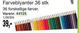 Harald Nyborg Farveblyanter 36 stk tilbud
