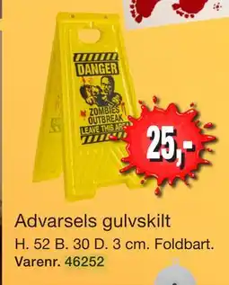 Harald Nyborg Advarsels gulvskilt tilbud