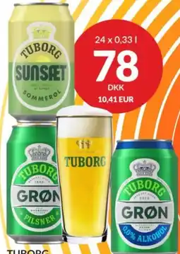 Nielsen's Discount Tuborg Grøn tilbud