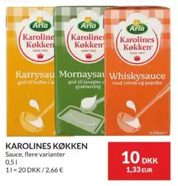 Nielsen's Discount Karolines Køkken sauce tilbud