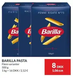 Nielsen's Discount Barilla pasta tilbud